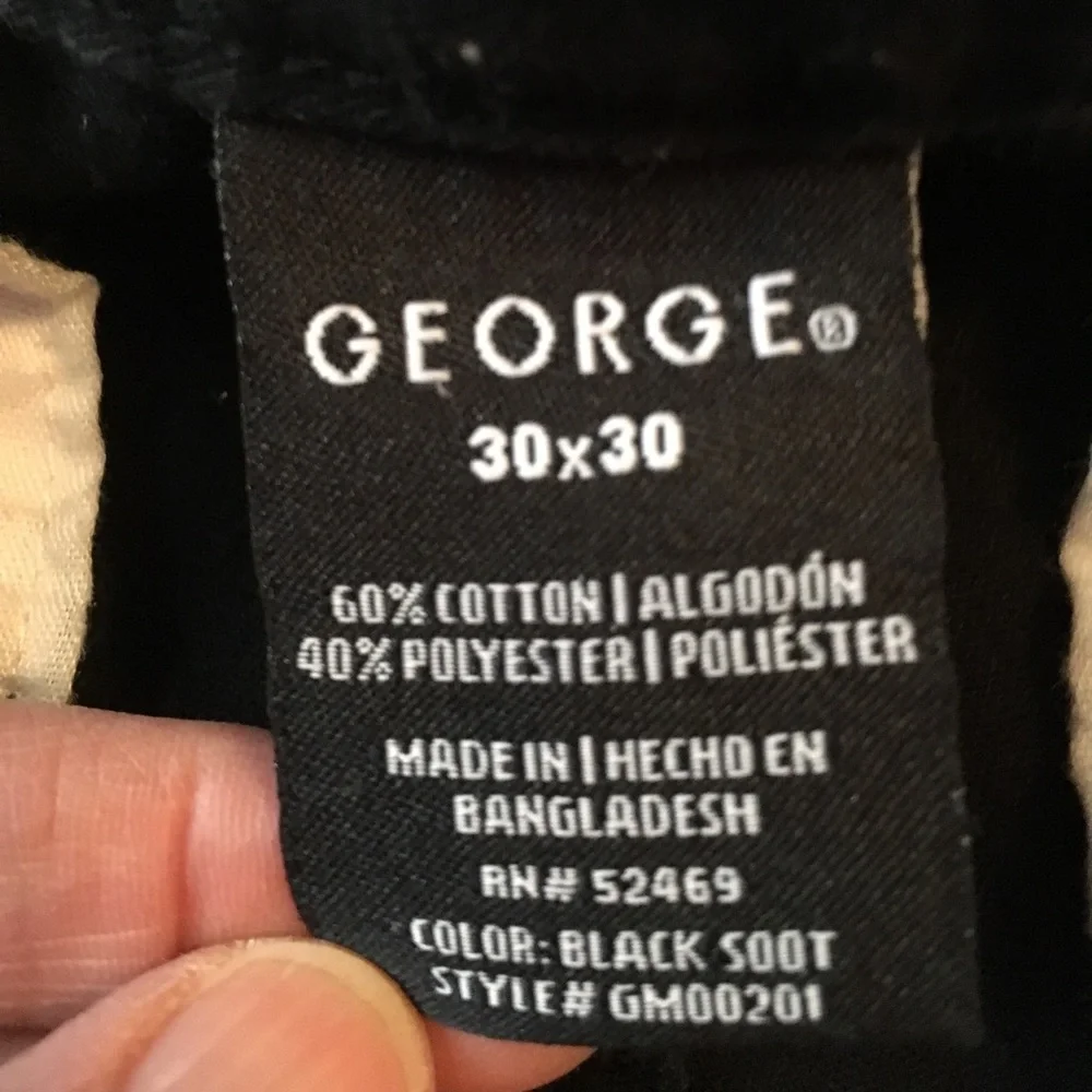 George black  pants size 30 X 30.